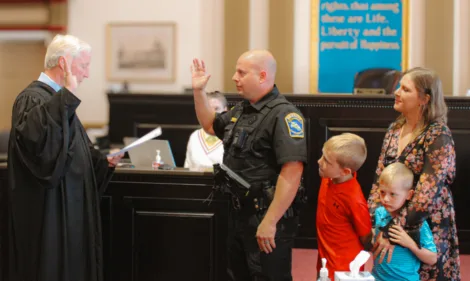 Sorgen sworn in as Clinton County Sheriff; Yandel appointed chief deputy